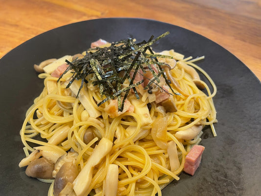 きのことベーコンの和風パスタ